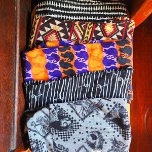 Halloween/Fall LulaRoe Tween Legging Bundle 5 Pair